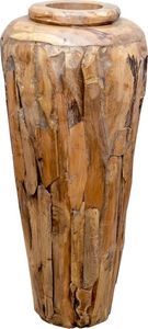 vidaXL VidaXL Wazon dekoracyjny, 40x80 cm, lite drewno tekowe 1