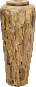 vidaXL VidaXL Wazon dekoracyjny, 40x100 cm, lite drewno tekowe 1