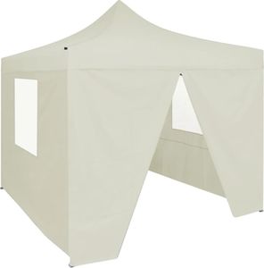 vidaXL VidaXL Profesjonalny, składany namiot imprezowy, 4 ściany, 2x2 m, stal 1