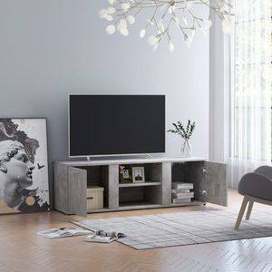 vidaXL Szafka pod TV, szarość betonu, 120x34x37 cm, płyta wiórowa 4