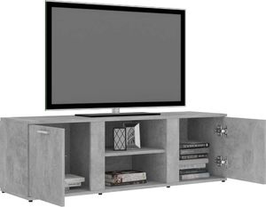 vidaXL Szafka pod TV, szarość betonu, 120x34x37 cm, płyta wiórowa 5