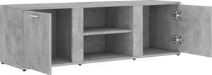vidaXL Szafka pod TV, szarość betonu, 120x34x37 cm, płyta wiórowa 6