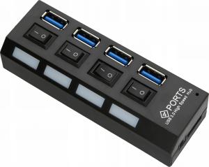 HUB USB Pawonik 4x USB-A 3.0 (HUB-USB3.0-1/4) 2