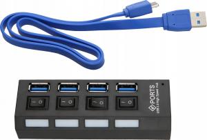 HUB USB Pawonik 4x USB-A 3.0 (HUB-USB3.0-1/4) 3