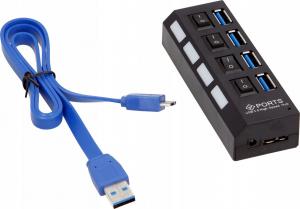 HUB USB Pawonik 4x USB-A 3.0 (HUB-USB3.0-1/4) 4