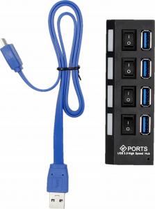 HUB USB Pawonik 4x USB-A 3.0 (HUB-USB3.0-1/4) 5