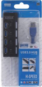 HUB USB Pawonik 4x USB-A 3.0 (HUB-USB3.0-1/4) 6