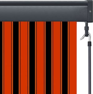 vidaXL Roleta zewnętrzna, 60x250 cm, pomarańczowo-brązowa 6