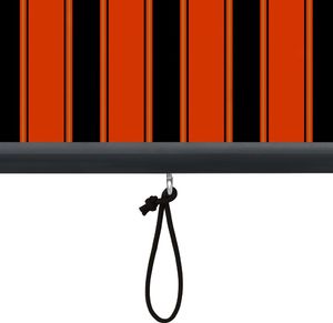 vidaXL Roleta zewnętrzna, 60x250 cm, pomarańczowo-brązowa 7