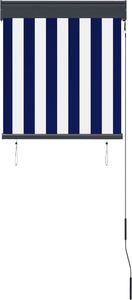 vidaXL Roleta zewnętrzna, 60x250 cm, niebiesko-biała 3