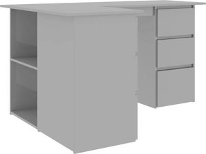 Biurko vidaXL 801097 Szare 145 cm x 100 cm 6