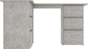 Biurko vidaXL 801093 Jasnoszare 145 cm x 100 cm 5