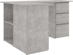 Biurko vidaXL 801093 Jasnoszare 145 cm x 100 cm 6