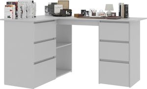 Biurko vidaXL 801091 Szare 145 cmx100 cm 3