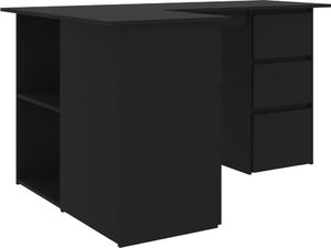 Biurko vidaXL 801090 Czarne 145 cm x 100 cm 6