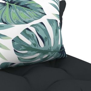 vidaXL Ogrodowe siedzisko z palet z poduszkami w 2 kolorach, drewniane 5