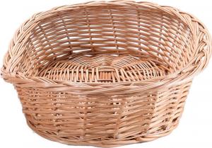 Wiklinowy Świat leżak wiklinowy dla dużego psa kota innych zwierząt XL duży 3