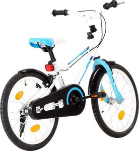 vidaXL Rower dla dzieci, 18 cali, niebiesko-biały 3