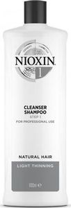 Nioxin Oczyszczający szampon do włosów normalnych lekko przerzedzonych 1