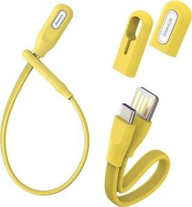 Kabel USB Baseus USB-A - USB-C 0.22 m Żółty (baseus_20200525161118) 1