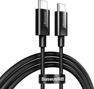 Kabel USB Baseus USB-C - USB-C 1 m Czarny (baseus_20200525162539) 1