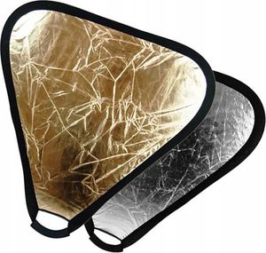 Blenda Massa Blenda TRÓJKĄTNA 30cm UCHWYT / ZŁOTO-SREBRNA 2