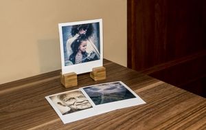 Micnova Bambusowa Ramka / Uchwyt / Podstawka do Zdjęć typu POLAROID 5