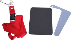 Micnova ZESTAW KART do BALANSU BIELI SZARA KARTA 5x9cm 2