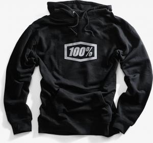 100% Bluza męska Essential Hooded Pullover Sweatshirt Black r. L 1