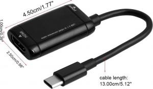 Adapter USB M555007 USB-C - HDMI Czarny  (F157-53321_20181029152927) 4