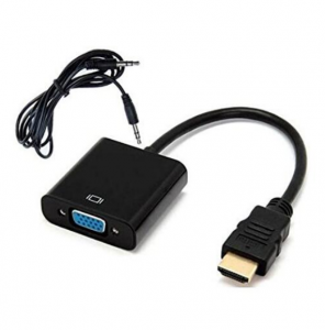 Adapter AV HDMI - D-Sub (VGA) + Jack 3.5mm czarny (1573-74475_20180406124209) 1