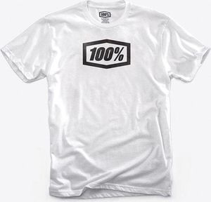 100% T-shirt 100% ESSENTIAL krótki rękaw White roz. M (NEW) 1