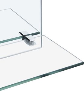 Lustro vidaXL Lustro ścienne z półką, 30x50 cm, hartowane szkło 4