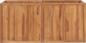 vidaXL Donica ogrodowa, 150x50x70 cm, lite drewno tekowe 2