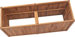 vidaXL Donica ogrodowa, 150x50x70 cm, lite drewno tekowe 3
