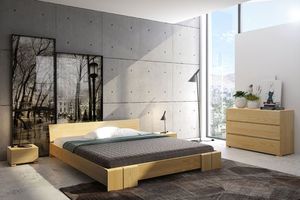 Elior Komoda drewniana z szufladami Verlos 2S - Sosna 2