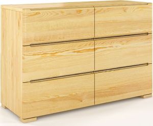 Elior Komoda drewniana 6 szuflad Ventos 5S - Sosna 1