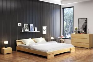 Elior Komoda drewniana 3 szuflady Ventos 2S - Orzech 2