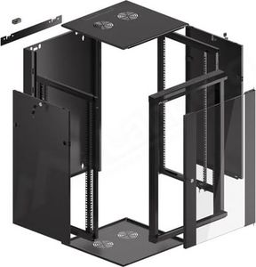 Szafa Lanberg Wisząca 19" 18U (WFFA-5618-10B) 5