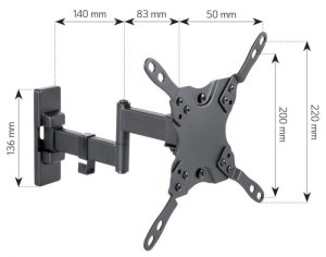 Techly Uchwyt ścienny ICA-PLB-400DTY 13'' - 42'' 2