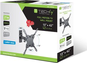 Techly Uchwyt Ścienny do telewizora TV/LCD 13-42 Cali 20kg Obrotowy (ICA-PLB 400STY) 4