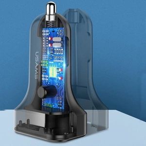 Ładowarka Usams C13 2x USB-A 2.1 A  (66879-uniw) 3