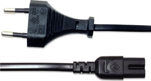 Kabel zasilający Manhattan Kabel Zasilający Audio Ósemka Euro na C7 3m Czarny 1