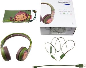 Słuchawki BuddyPhones Wave Monkey (BT-BP-WV-MONKEY) 10
