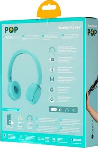 Słuchawki BuddyPhones POP (BT-BP-POP-TURQ) 8
