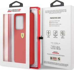 Ferrari Ferrari Hardcase FESSIHCS69RE S20 Ultra G988 czerwony/red Silicone 7