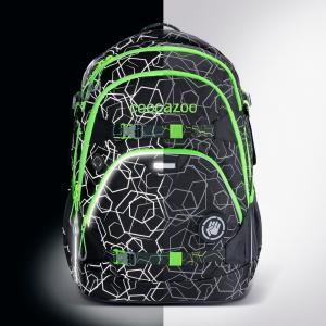 Coocazoo Plecak szkolny ScaleRale Laserreflect Sollar-Green 3