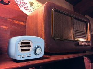 Głośnik Techly Retro czerwony 6