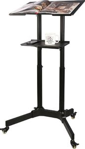 Techly Uniwersalne mobilne biurko stolik prezentacyjny czarny (ICA-TB TPM-1BK) 3