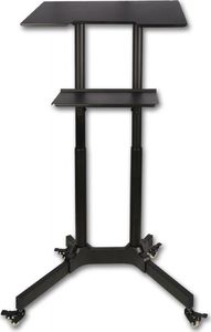 Techly Uniwersalne mobilne biurko stolik prezentacyjny czarny (ICA-TB TPM-1BK) 4